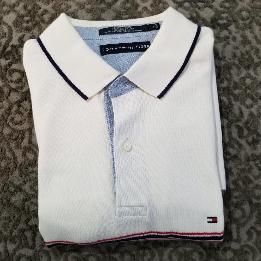 Tommy Hilfiger Short Sleeve Cotton Polo Shirt XL